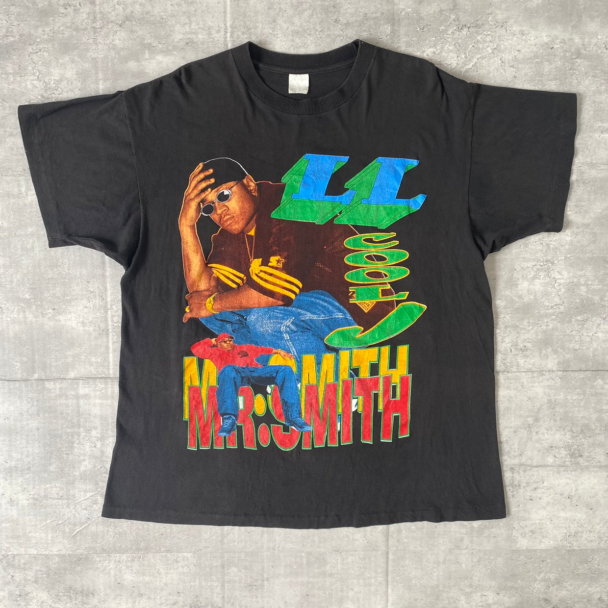 90s　L.L.COOL J bootleg Tシャツ　Bay Club