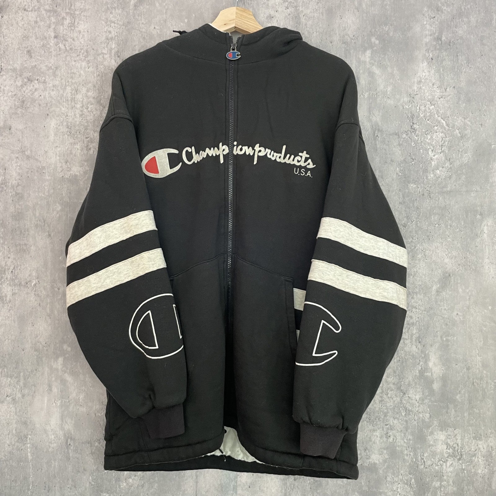 champion オファー 裏 ボア パーカー