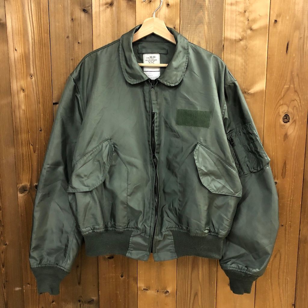 00s U.S.ARMY USAF CWU-36P フライトジャケット PROPPER ミリタリージャケット 米軍 実物 ジップアップ –  【古着屋3peace】