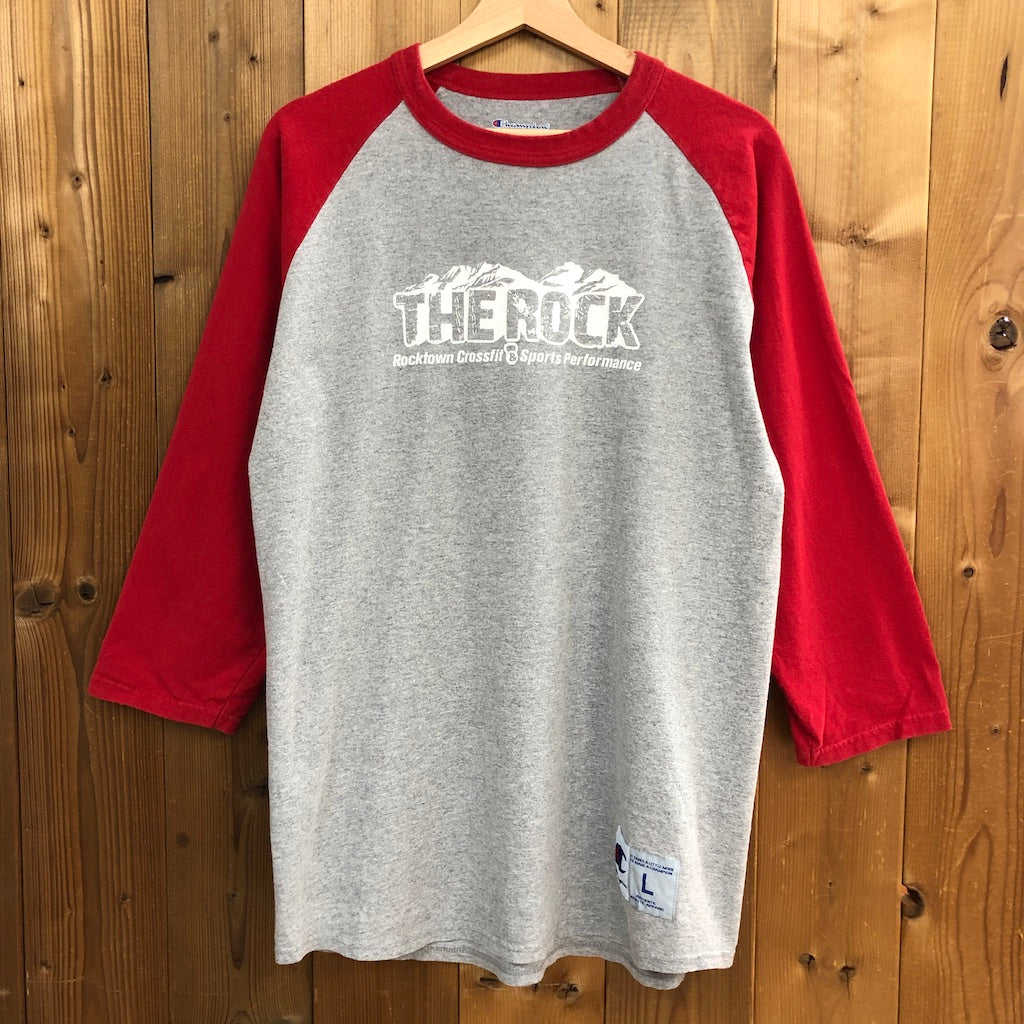 古着 champion ラグランシャツ ファッションの - Tシャツ