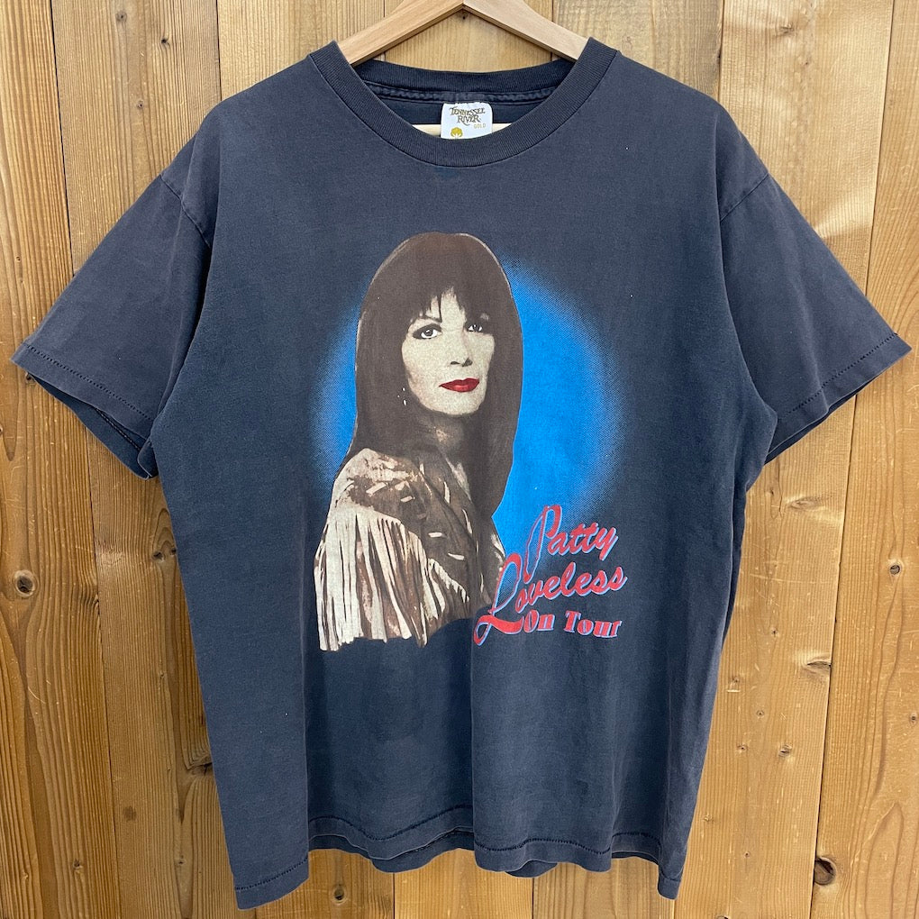 90s vintage USA製 TENNESSEE RIVER Patty Loveless ツアーT プリントTシャツ 半袖 カットソー  古着/USED