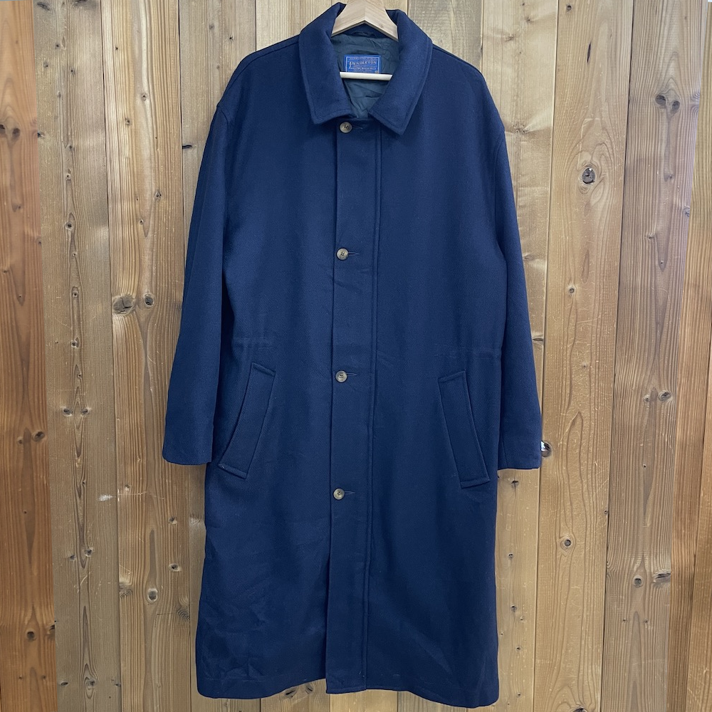 80s vintage USA製 PENDLETON ペンドルトン ウールステンカラーコート バルマカーンコート ダブルジップ