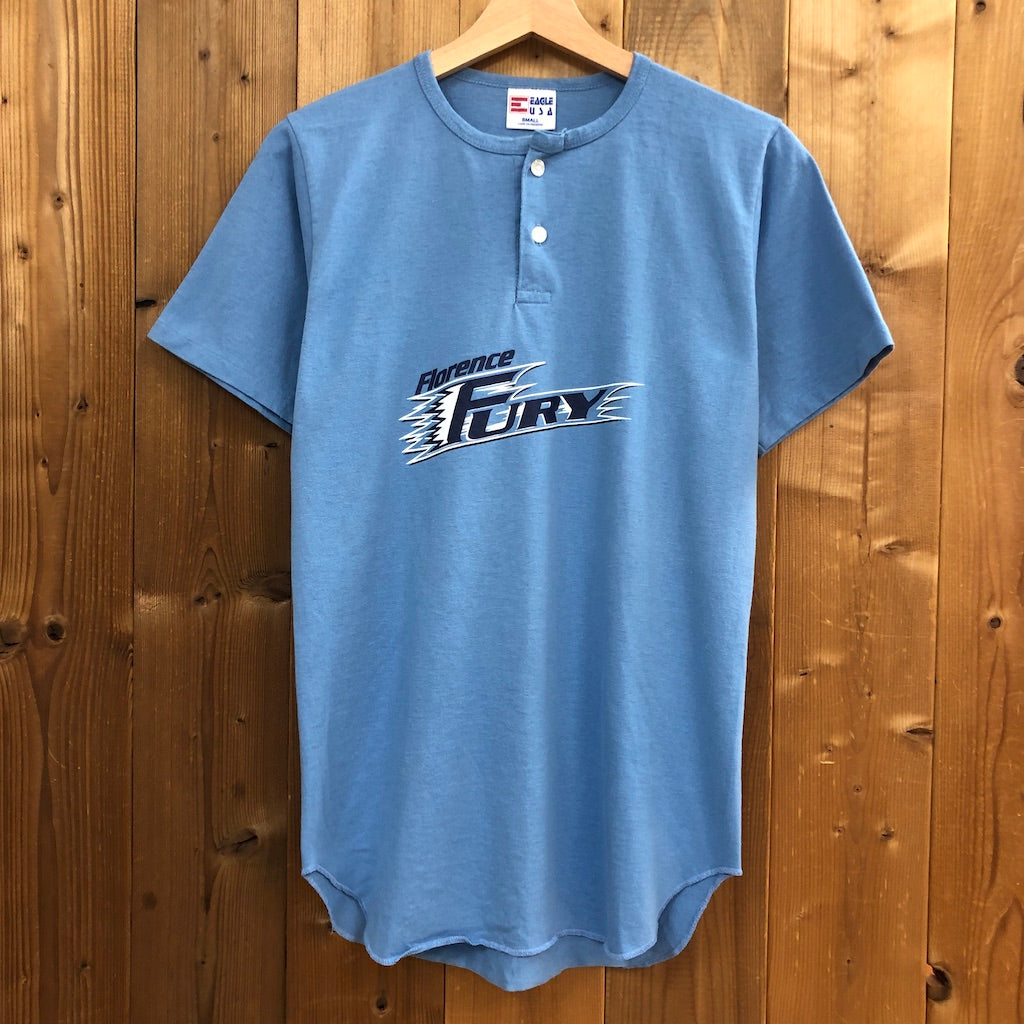 USA製 EAGLE USA イーグルUSA Florence FURY フローレンスヒューリー ヘンリーネック Tシャツ 半袖 カットソー