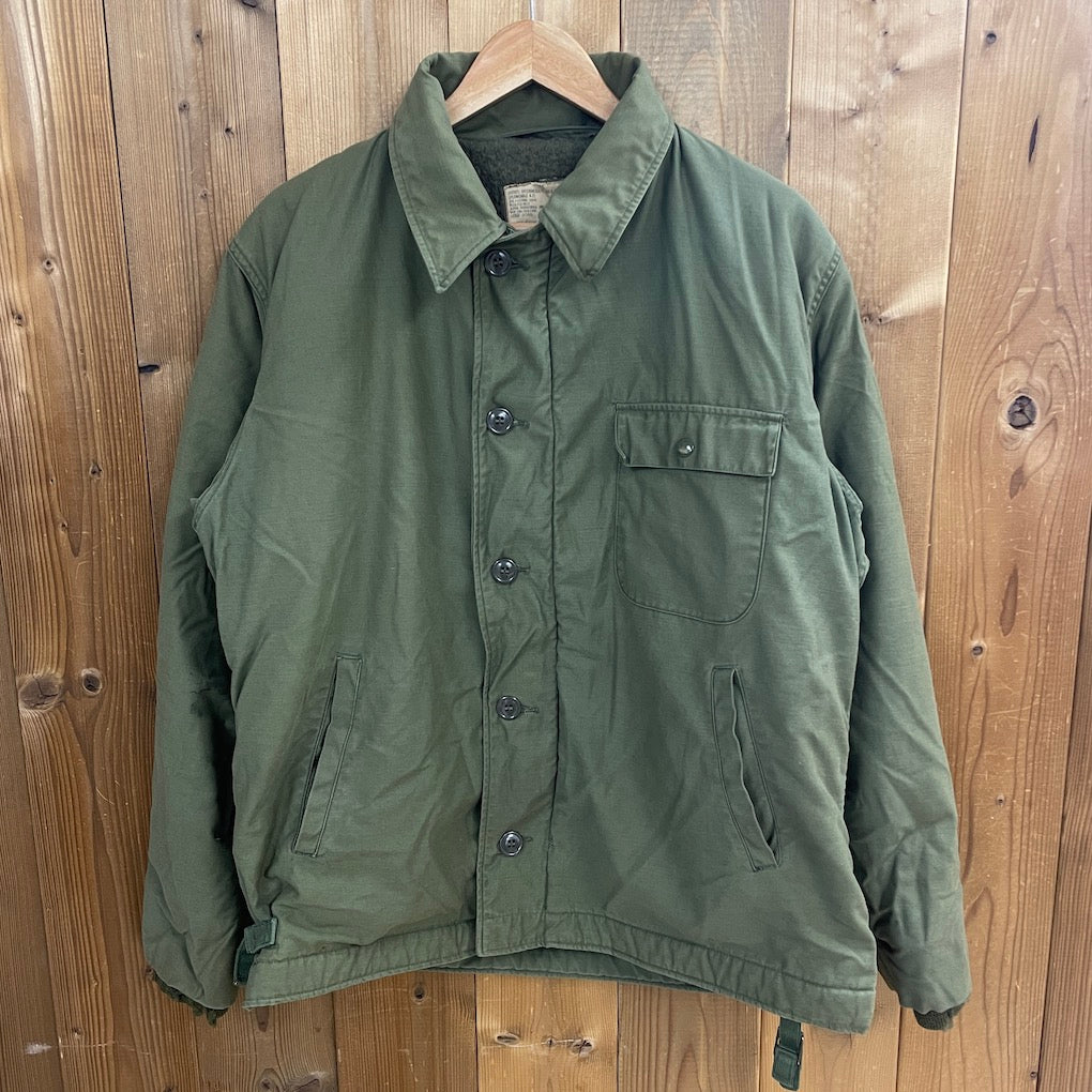 70s vintage USA製 U.S.ARMY A-2 デッキジャケット 米軍 軍モノ