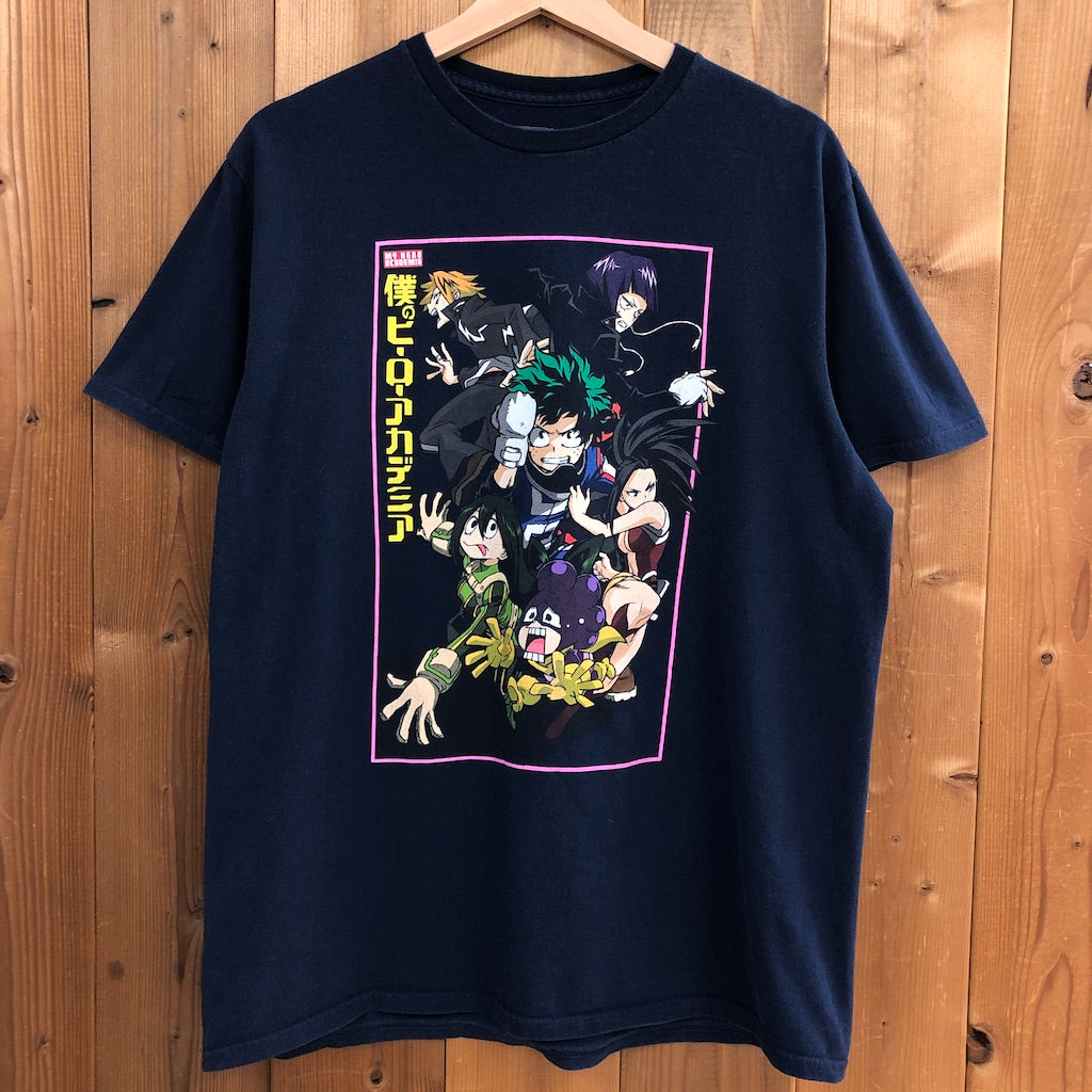 僕のヒーローアカデミア Tシャツ 半袖 カットソー ビッグプリント キャラクターTシャツ ヒロアカ