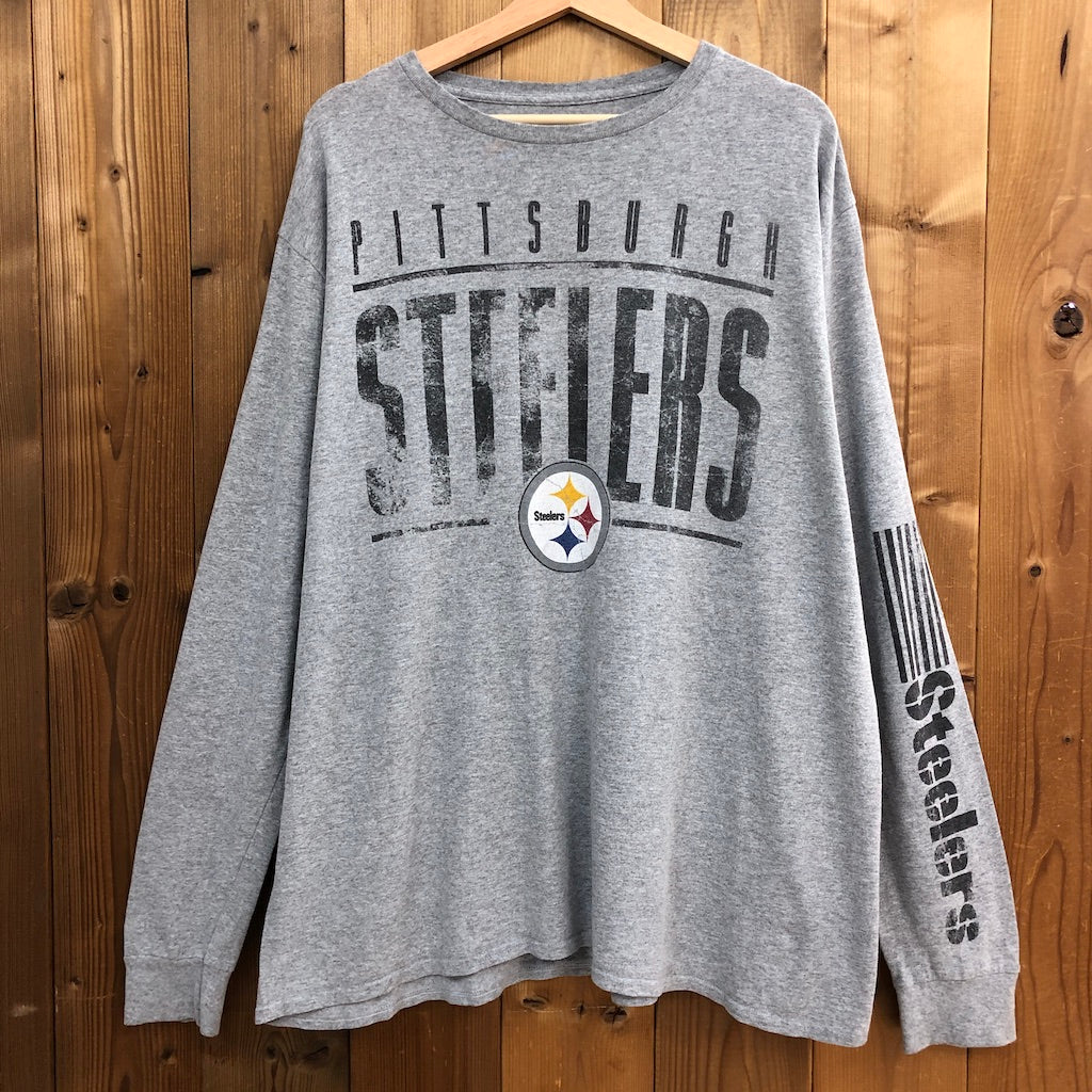 NFL PITTSBURGH STEELERS ピッツバーグスティーラーズ ロングTシャツ ロンT プリント