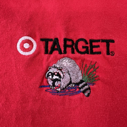 TARGETN アメリカ製 ヘンリーネック アニマル長袖Ｔシャツ Ｌサイズ