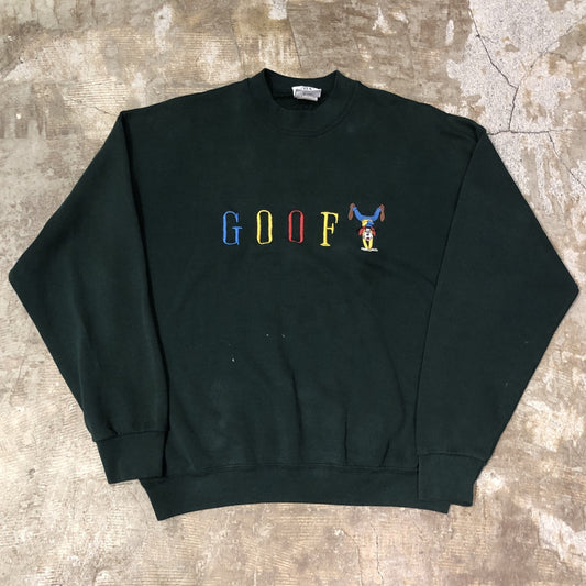 mickey & co. USA製　GOOFY スウェット　緑　XL