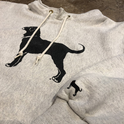 90s THE BLACK DOG モックネックスウェット　USA製　aiko着用　グレー　XL