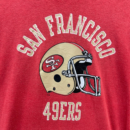 80s USA製 Champion SANFRANCISCO 49ERS Tシャツ トリコタグ チャンピオン 80年代 半袖 プリント made in usa 古着 ビンテージ