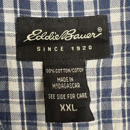 00’s Eddie Bauer エディーバウアー 半袖シャツ サイズ2XL マダガスカル製