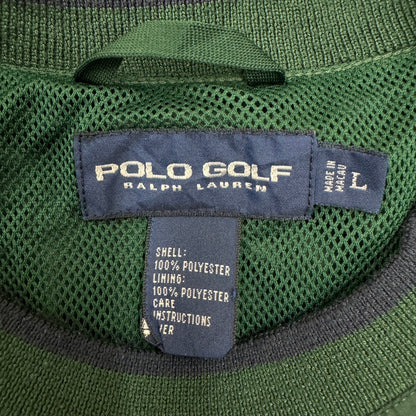 90's POLO GOLF Ralph Lauren ポロゴルフ ラルフローレン プルオーバジャケット Lサイズ マカオ製 美品