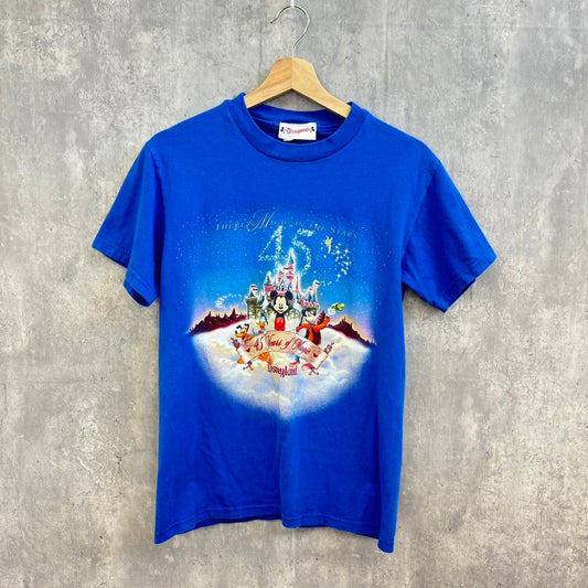 90s' アメリカ製 Disney THERE'S MAGIC IN THE STARS ミッキー 半袖Tシャツ Sサイズ