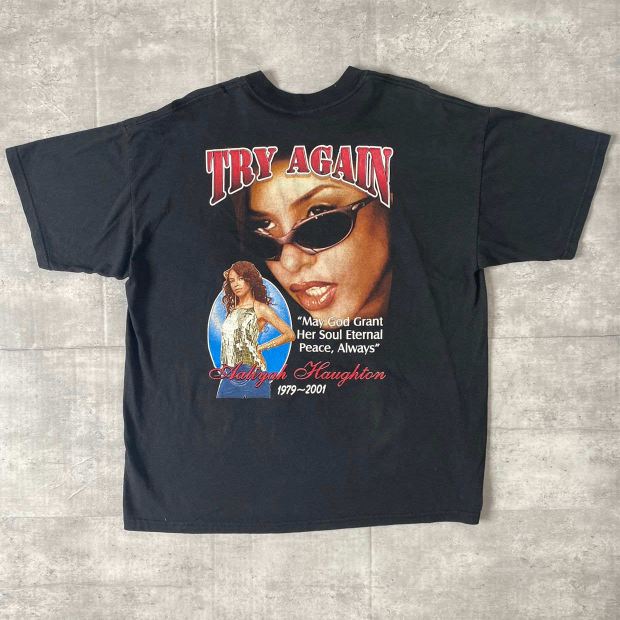 アリーヤ　AaLiYah　追悼Tシャツ