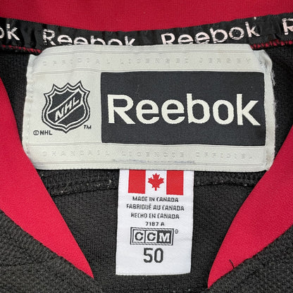 90s 00s vintage 古着　ビンテージ　Reebok リーボック　NHL シカゴ　長袖ホッケー　ゲームシャツ　メッシュ