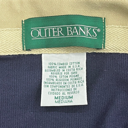 00s OUTER BANKS アウターバンクス ラガーシャツ M ネイビー vintage 古着