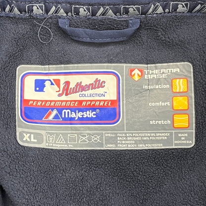 MLB BOSTON REDSOX ボストンレッドソックス ソフトシェルジャケット Majestic XL vintage 古着