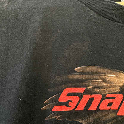 フルーツオブザルーム Tシャツ クルーネック snapon ワシ 鳥 アニマル サイズXL ボディ汚れ有り