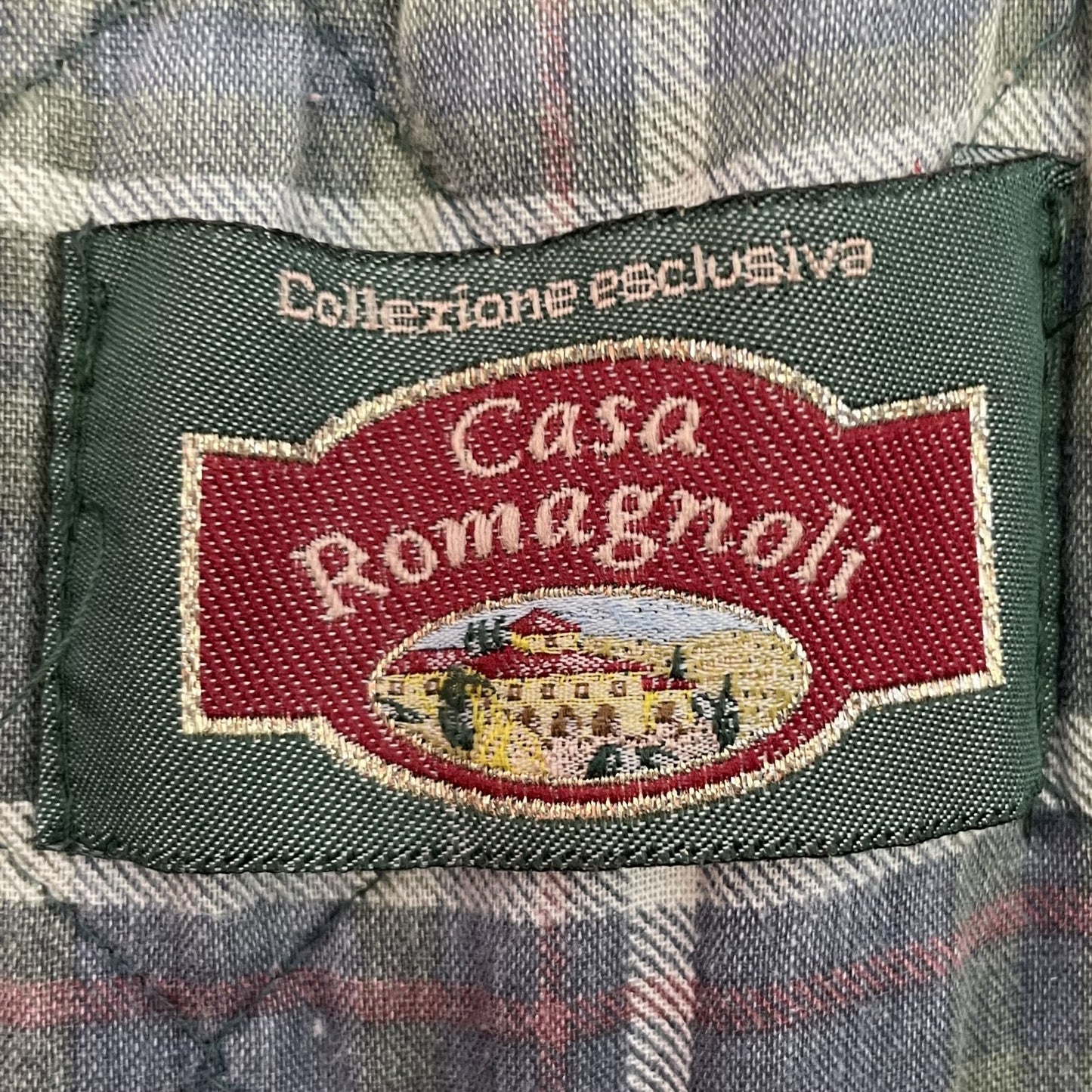 vintage 古着　ビンテージ　ベスト　Casa Romagnoli キルティング　襟コーデュロイ　アメカジ　ストリート