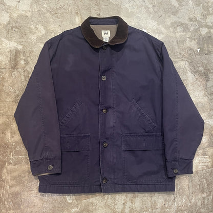 90s〜00s OLD GAP ハンティングジャケット　紺　L