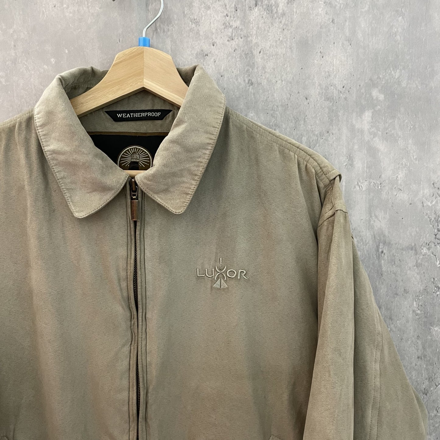 00s vintage 古着　ビンテージ　ベロアスウィングジャケット　フルジップ　ストリート　WEATHERPROOF