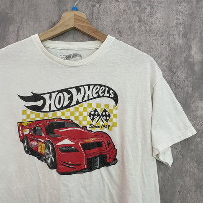 00s vintage 古着　ビンテージ　HotWheels ホットウィール　Tシャツ　モーター　フロントプリント　ストリート