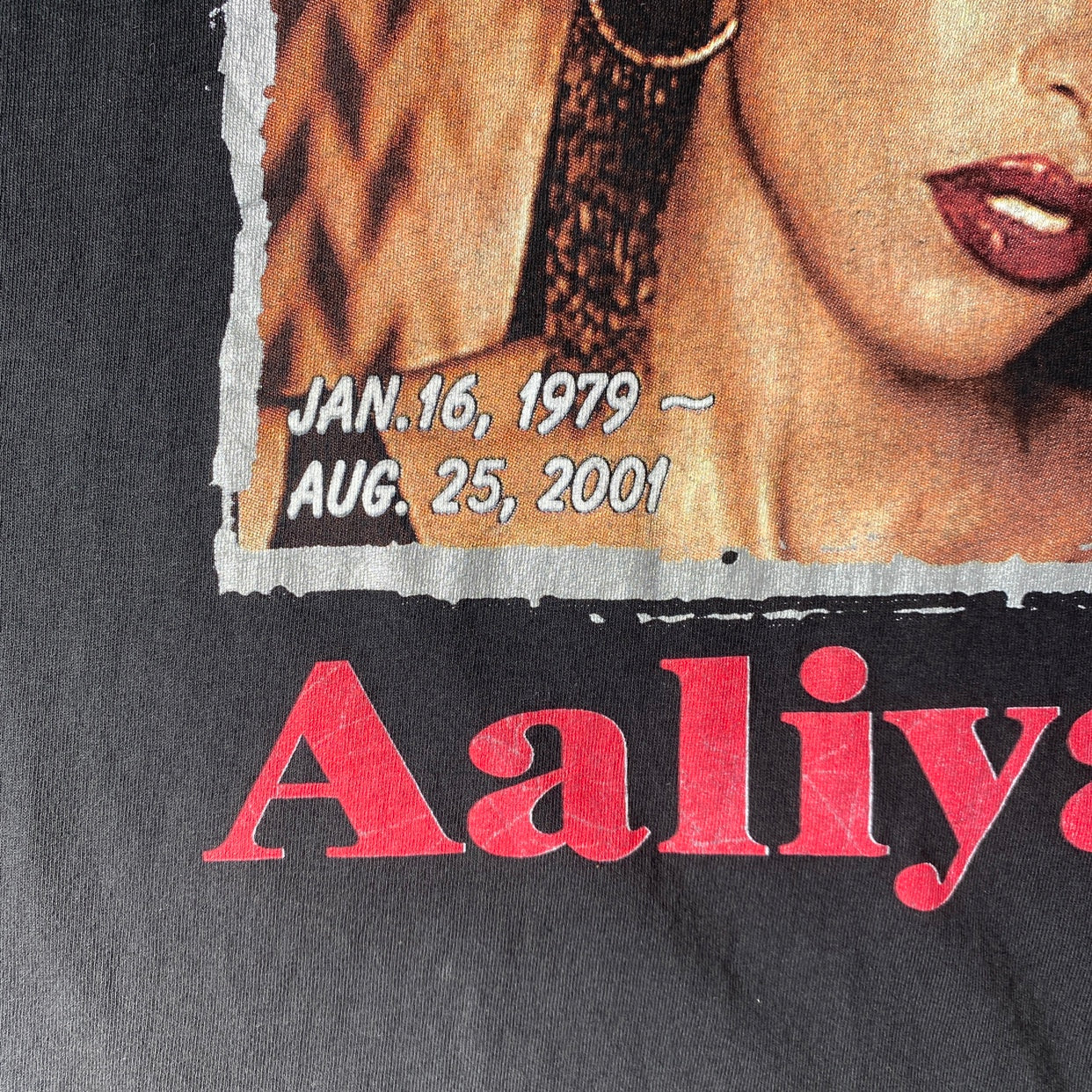 アリーヤ　AaLiYah　追悼Tシャツ