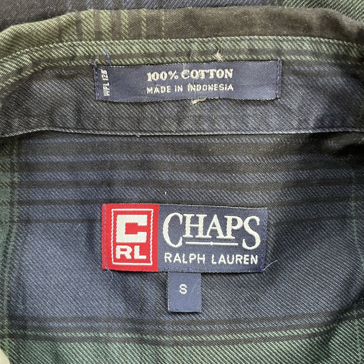 90s vintage 古着　ビンテージ　チャップス　CHAPS 長袖シャツ　ラルフローレン　紳士　カジュアル　