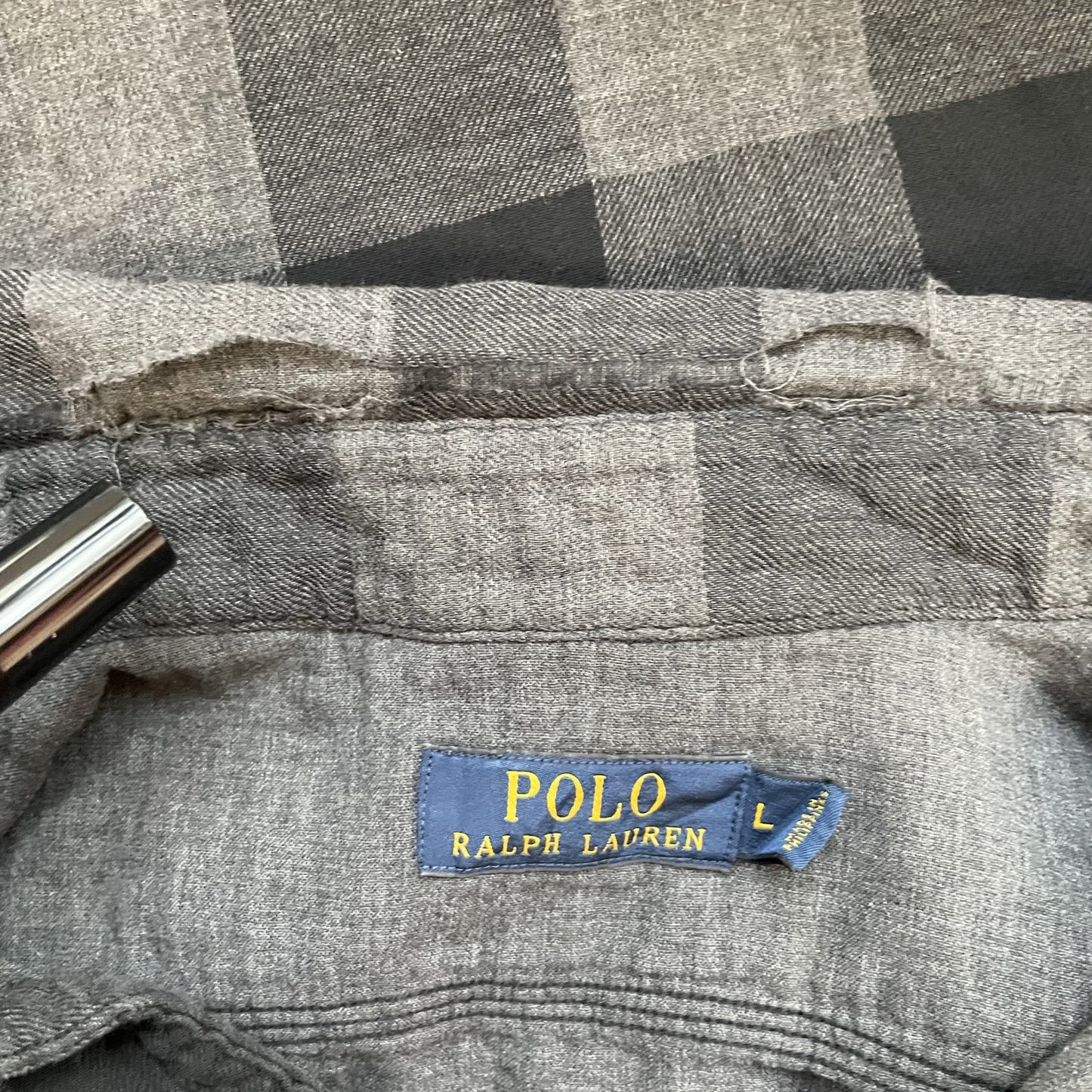 00s vintage 古着　ビンテージ　ラルフローレン　長袖　POLO RALPH LAUREN　長袖シャツ　紳士　カジュアル　フランネルシャツ