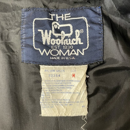 80s vintage 古着　ビンテージ　ウールリッチ　USA製　WOOLRICH マウンテンジャケット　ダブルジップ　アウトドア　ターコイズブルー