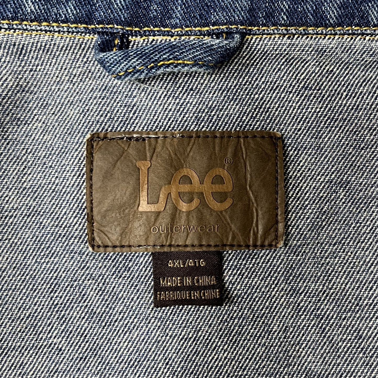 00s vintage 古着　ビンテージ　デニムジャケット　Lee リー　オーバーサイズ　ビックシルエット　トラッカー