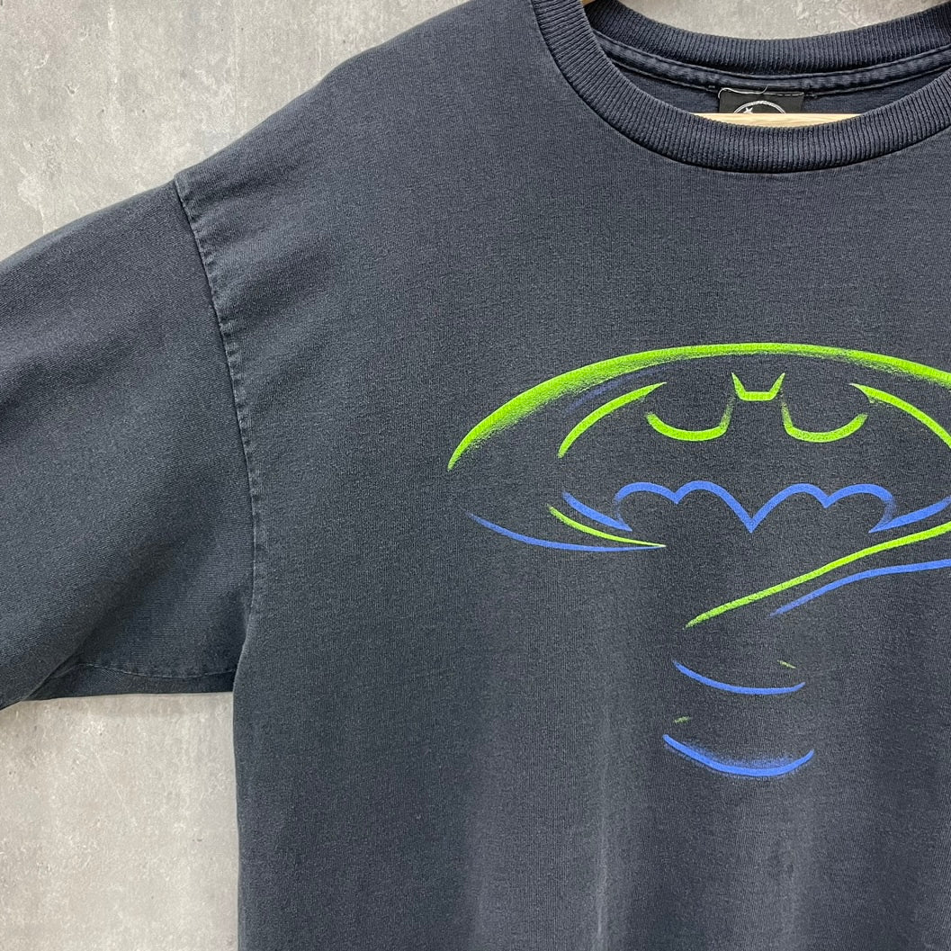 90s USA製 BATMAN FOREVER Tシャツ DC Film Movie バットマン フォーエバー 映画 ムービーT 半袖 古着 ビンテージ made in usa