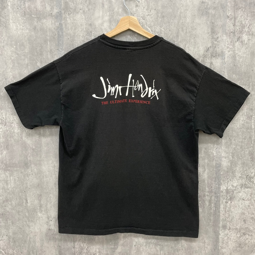 90s USA製 Hanes Jim Hendrix THE ULTIMATE EXPERIENCE ジミ・ヘンドリックス Tシャツ 半袖 – 【古着 屋3peace】