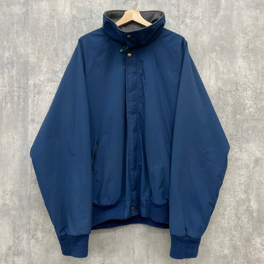 80s USA製 REI GORE-TEX ウォームアップジャケット ナイロンジャケット レイ ゴアテックス アウトドア 80年代 古着 ビンテージ ネイビー