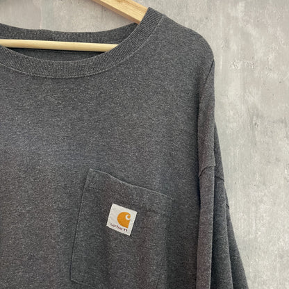 00s vintage 古着　ビンテージ　カーハート　Carhartt 　長袖　ロンT オーバーサイズ　ストリート