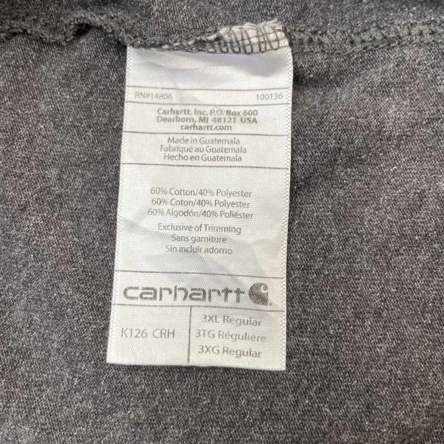 00s vintage 古着　ビンテージ　カーハート　Carhartt 　長袖　ロンT オーバーサイズ　ストリート