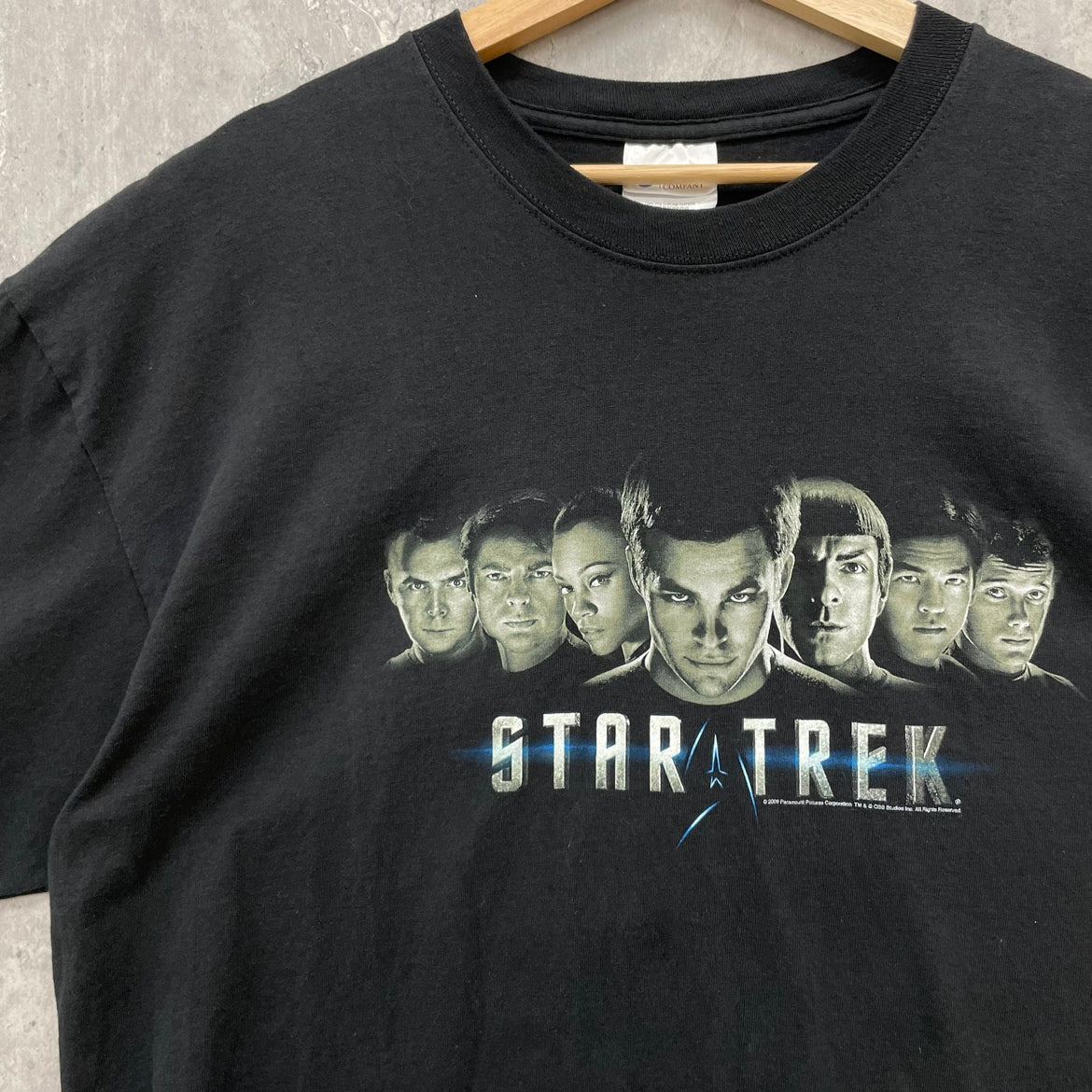 00s PORT and COMPANY STAR TREK ムービーTシャツ スタートレック 映画 半袖 古着 ビンテージ ブラック XL