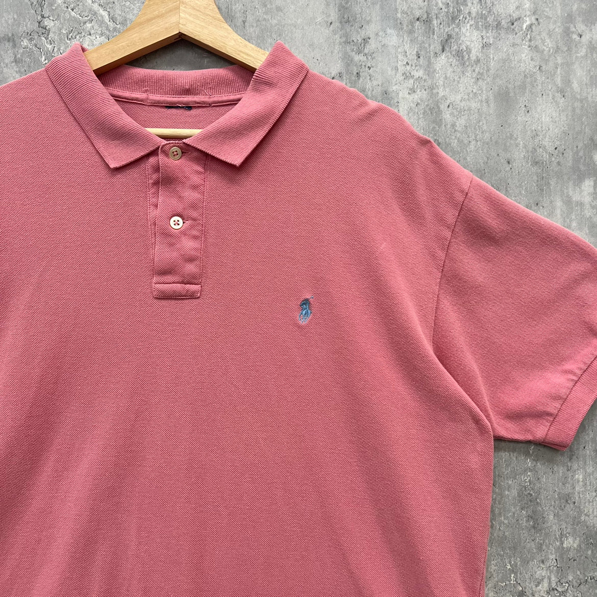 Polo by Ralph Lauren ポロラルフローレン ポロシャツ 半袖シャツ 無地 古着 ビンテージ ピンク