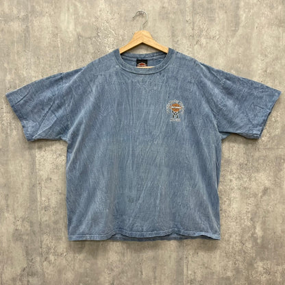 90s USA製 HARLEY-DAVIDSON ハーレーダビッドソン ハワイ Hawaii 半袖 Tシャツ 古着 ビンテージ ブルー XL