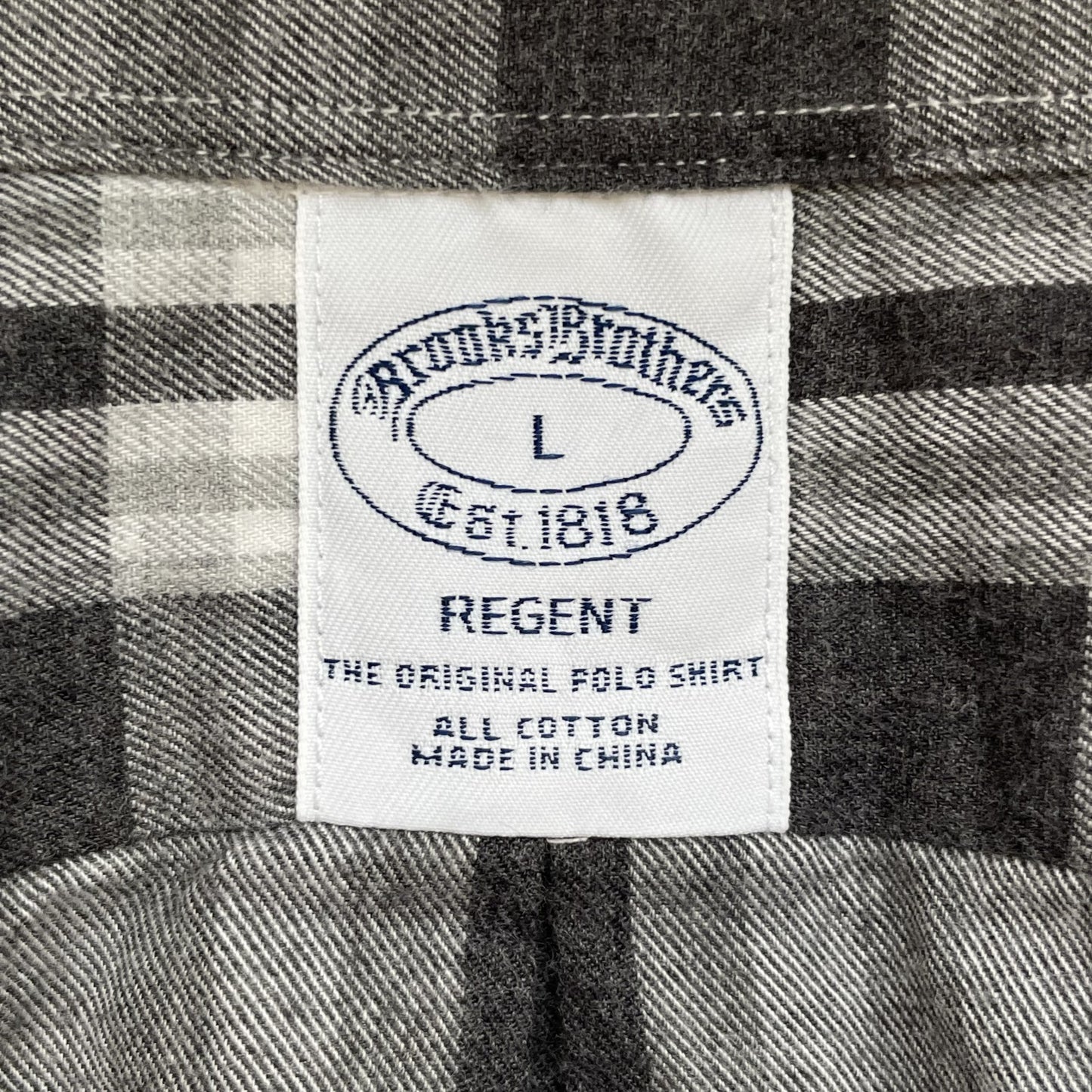 00s vintage 古着　ビンテージ　ブルックスブラザーズ　チェックシャツ　長袖シャツ　ロングスリーブ　　BrooksBrothers