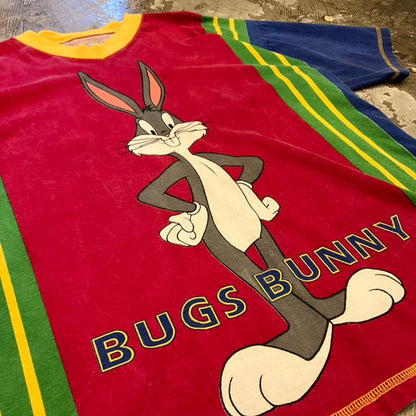 1996 Looney Tunes ルーニーチューンズ 両面プリント バックスバニー BUGS BUNNY Tee M Tシャツ