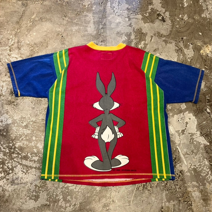 1996 Looney Tunes ルーニーチューンズ 両面プリント バックスバニー BUGS BUNNY Tee M Tシャツ