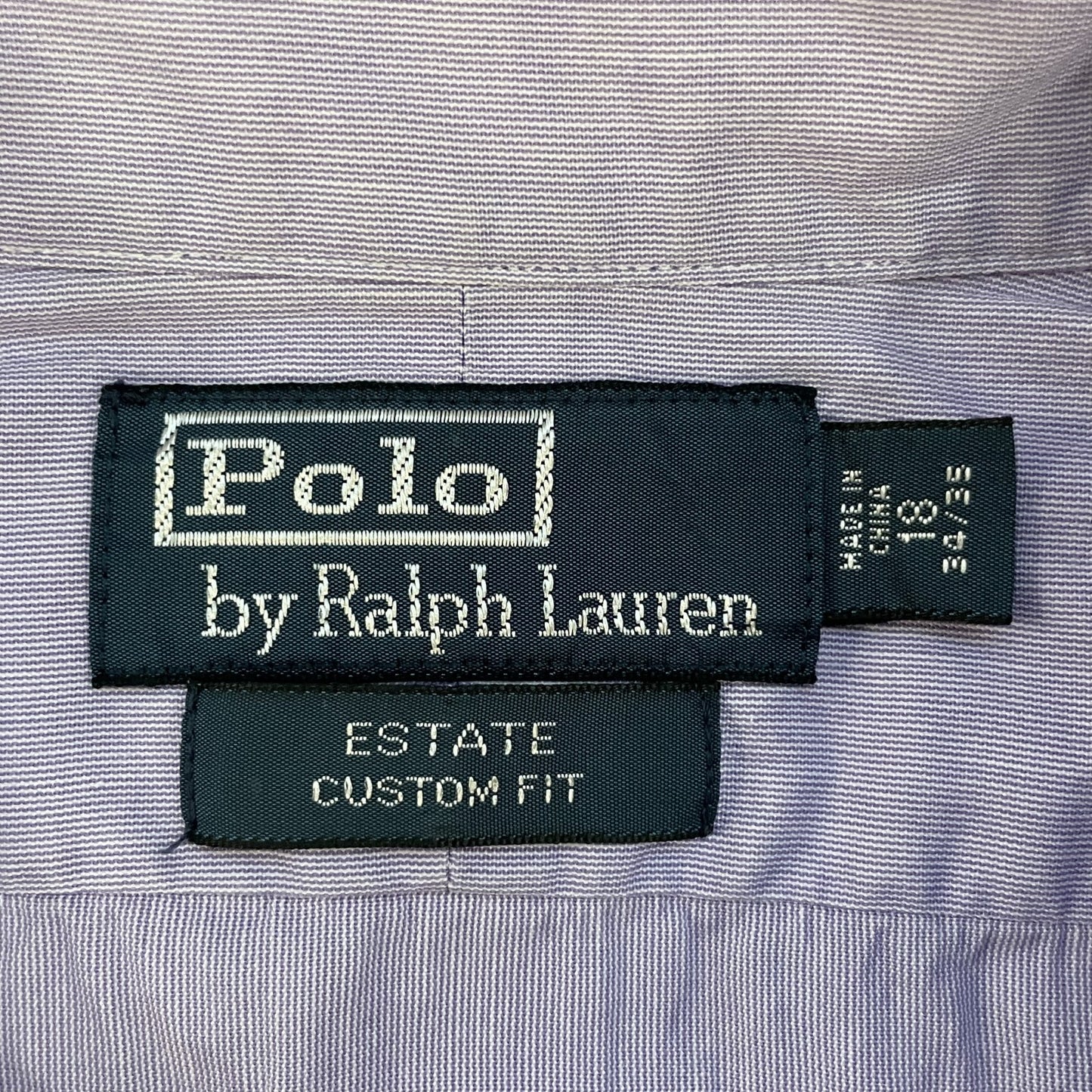 90s vintage 古着　ビンテージ　ラルフローレン　RalphLauren 長袖シャツ　ボタンダウン　エステート　ESTATE コットン　ロングスリーブ