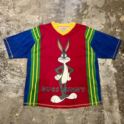 1996 Looney Tunes ルーニーチューンズ 両面プリント バックスバニー BUGS BUNNY Tee M Tシャツ