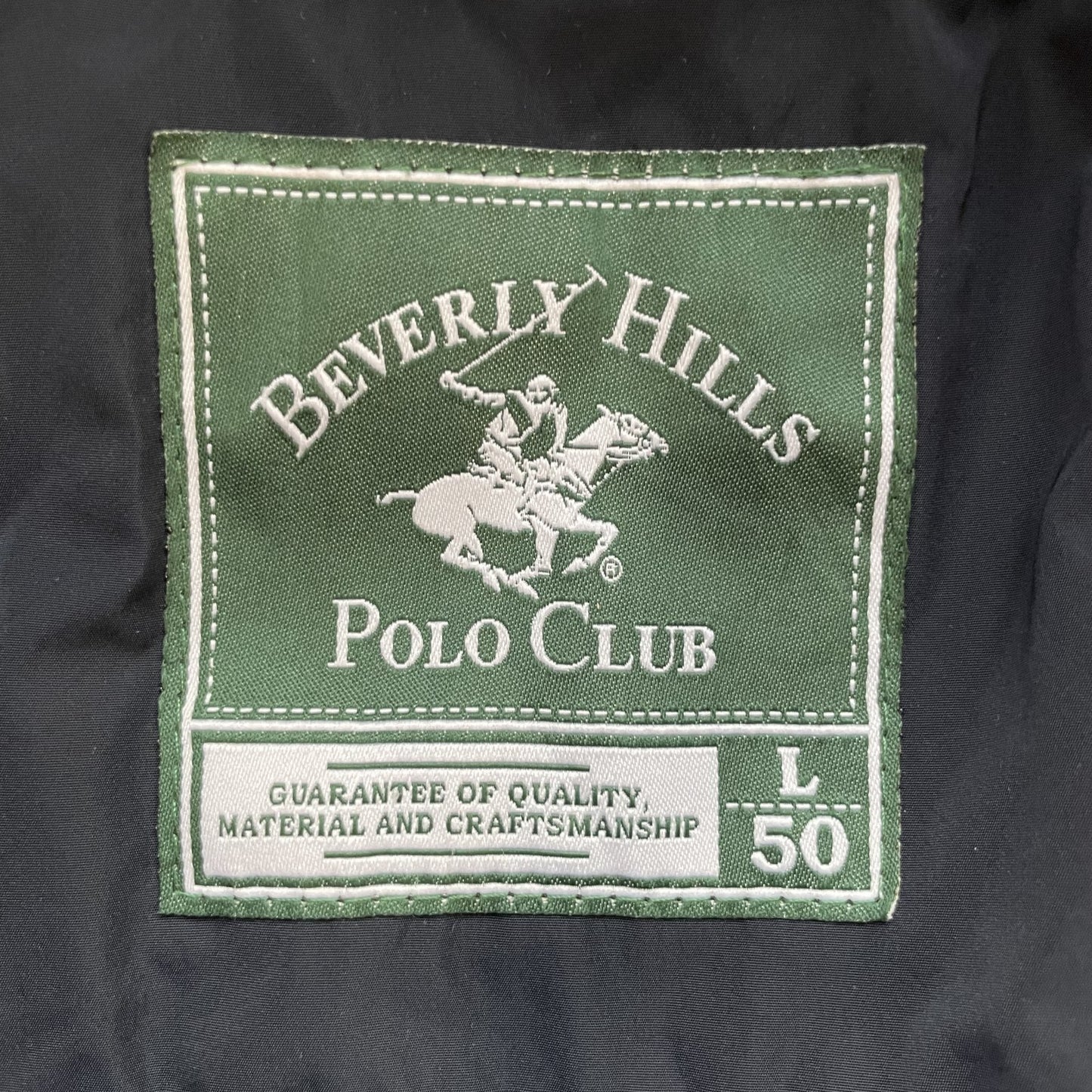 00s vintage 古着　ビンテージ　BEVERLYHILLS POLOCLUB ビバリーヒルズ　ポロクラブ　ナイロンジャケット　裏地　キルティング