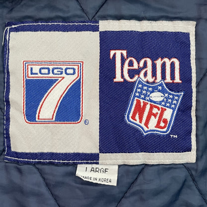 90s vintage 古着　ビンテージ　NFL LOGO7 COWBOYS スタジャン　フーディー　カウボーイズ　ロゴセブン