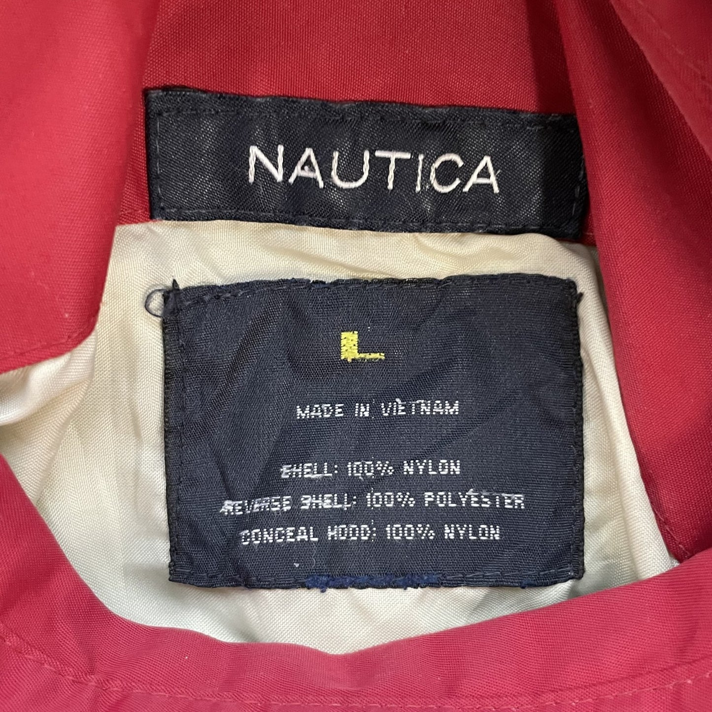 00s vintage 古着　ビンテージ　ノーティカ　NAUTICA　 マウンテンパーカー　ナイロンジャケット　リバーシブル　フード付