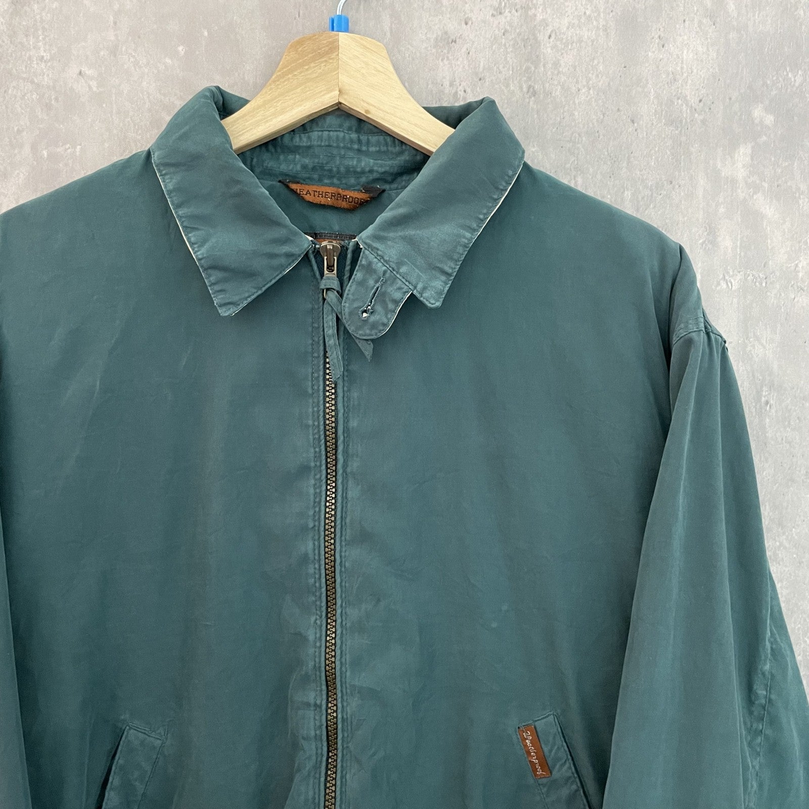 90s vintage 古着 ビンテージ ウェザープルーフ スイングトップ ハリントンジャケット ブルゾン WEATHERPROOF –  【古着屋3peace】