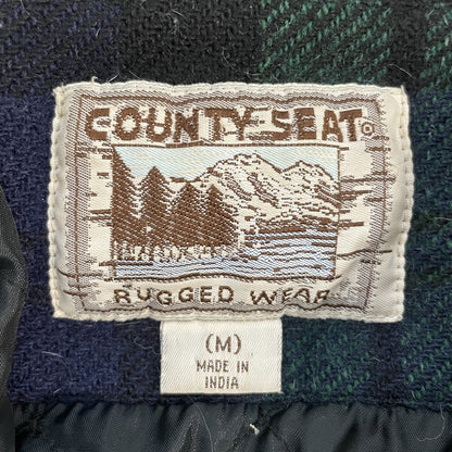 90s vintage 古着　ビンテージ　ウールジャケット　チェック柄　COUNTYSEAT RUGGES WEAR