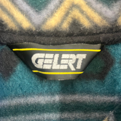 GELERT フルジップフリース 総柄 L相当 古着